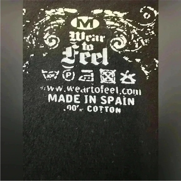 Made in Spain Cotton Madrid Graphic Women's Top - Picture 2 of 3